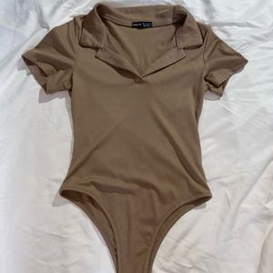 Womens Shein brown body suit